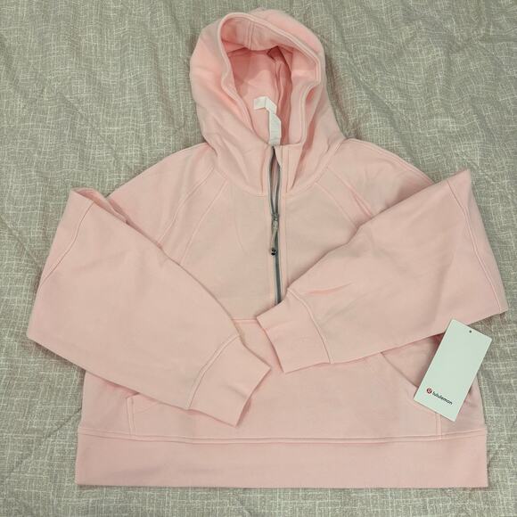 NWT Lululemon Scuba Oversized Half-Zip Hoodie Strawberry Milkshake - Picture 2 of 10
